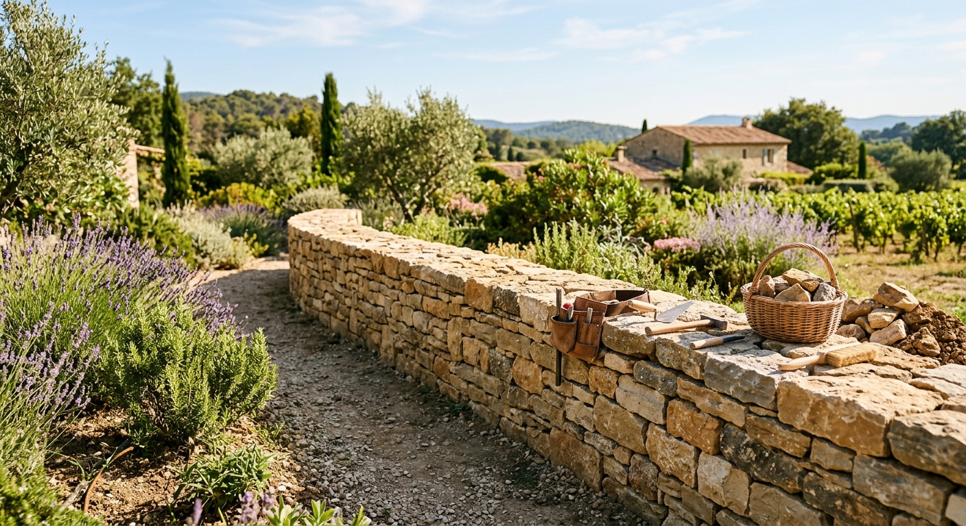 Construction de muret et clôture à Manosque - DGM Père & Fils